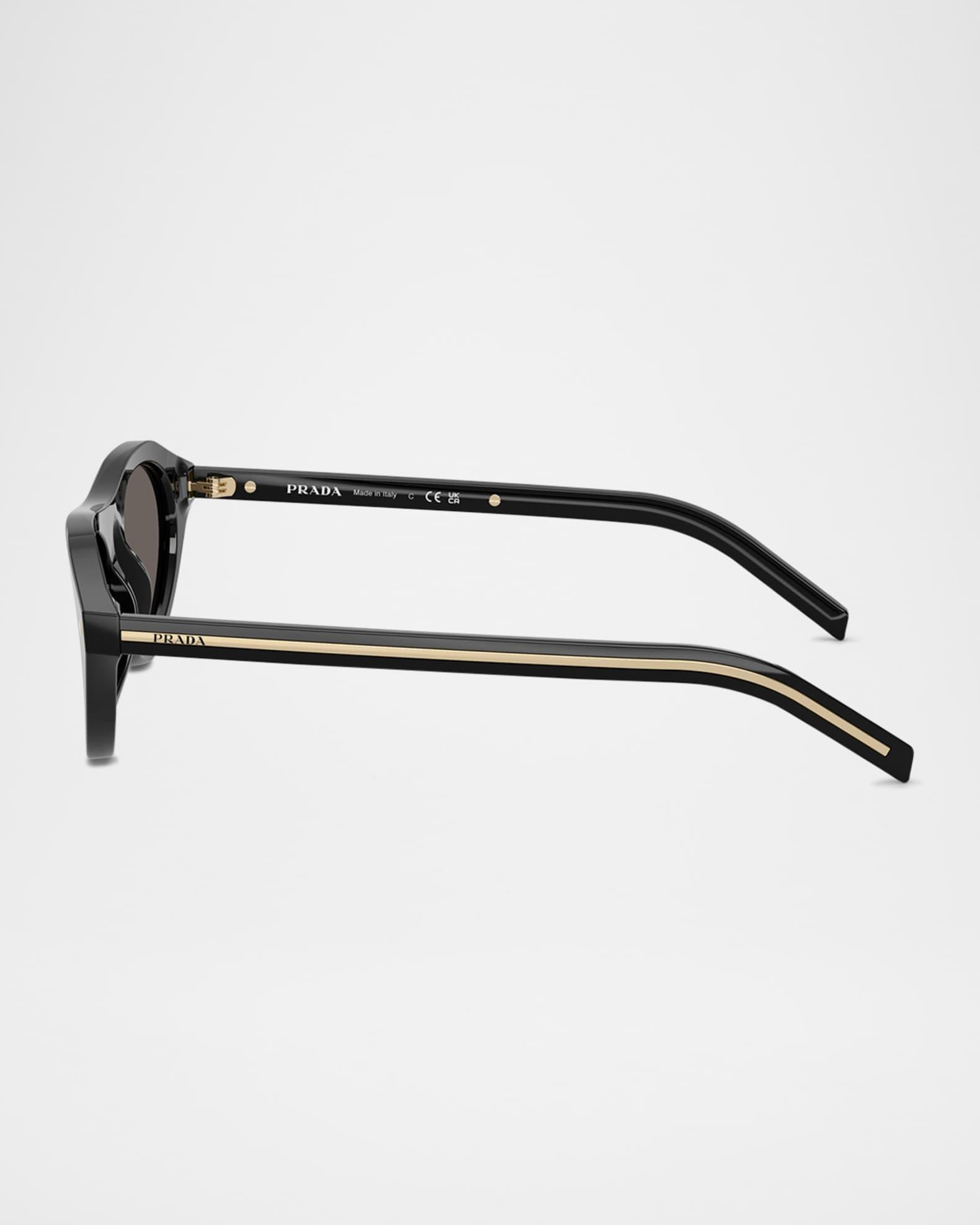 PR B15SF Round Acetate Sunglasses Product Image