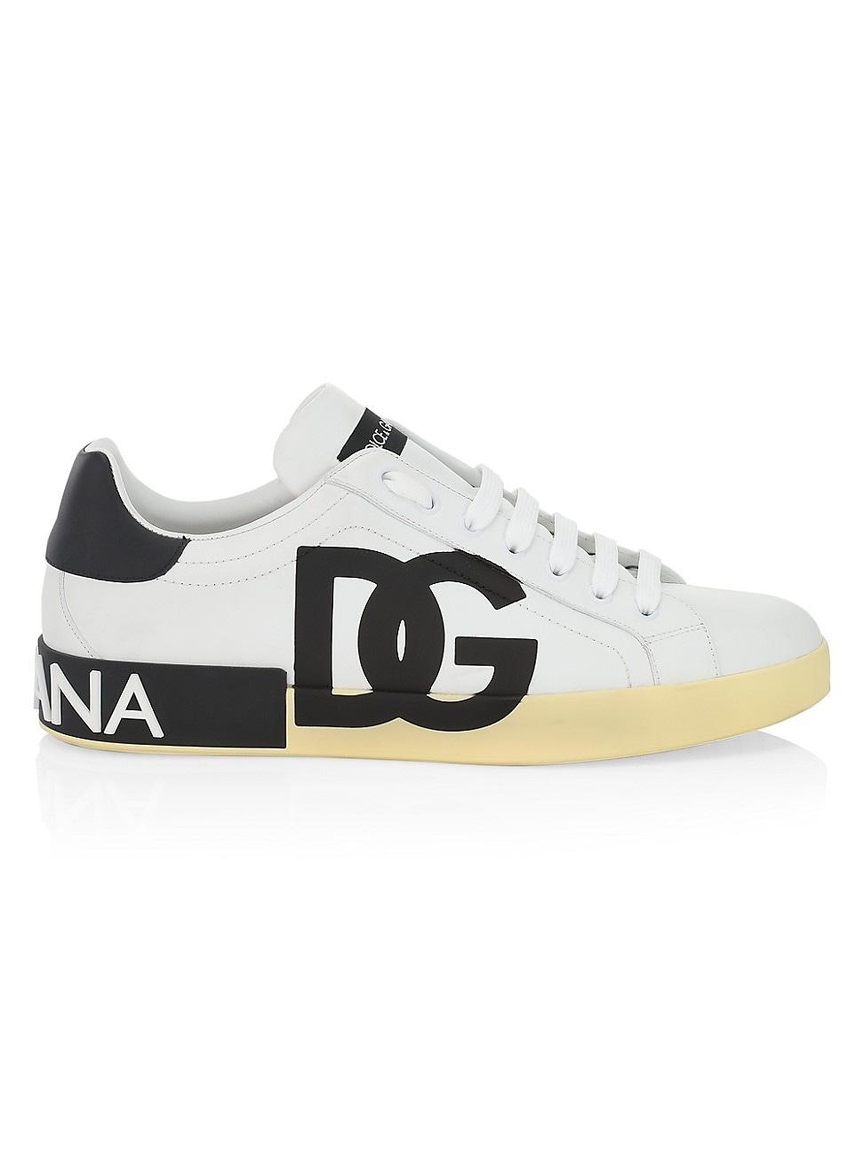 Mens Portofino Leather Low-Top Sneakers Product Image