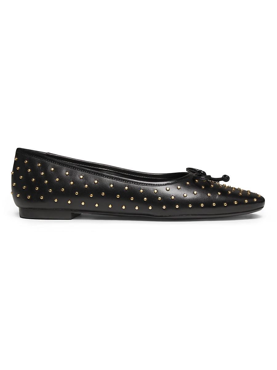 Schutz Womens Arissa Studded Ballet Flats Product Image