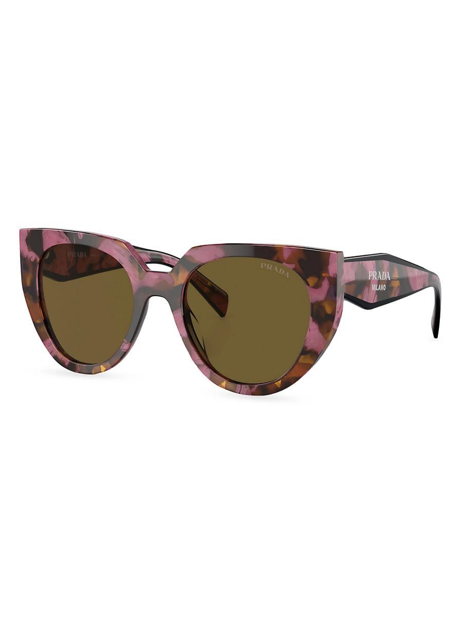 Prada Womens PR 14WS 52mm Tortoise Cat Eye Sunglasses Product Image