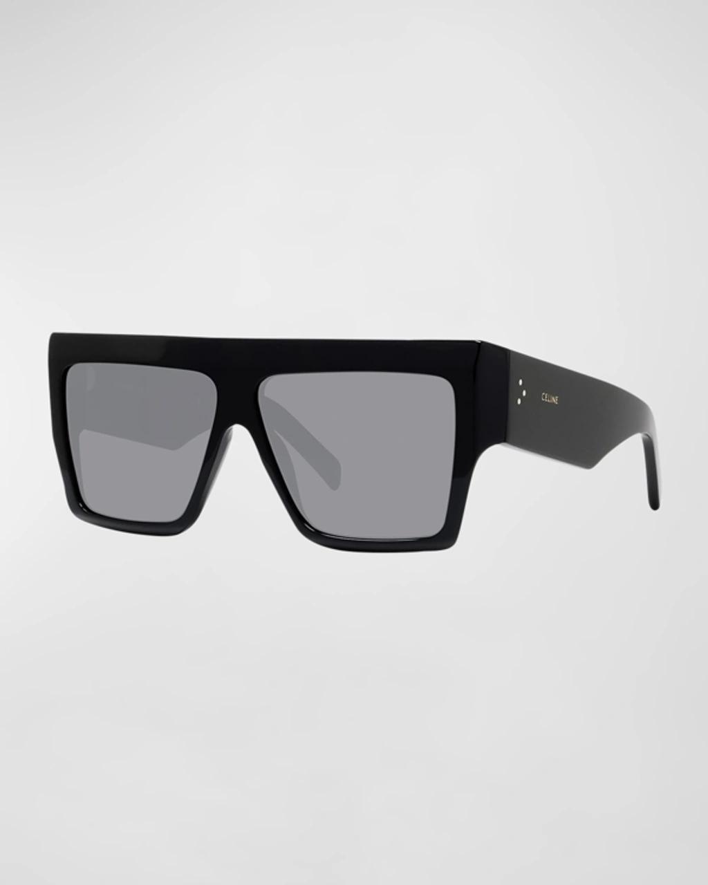 Chunky Rectangle Acetate Sunglasses Product Image