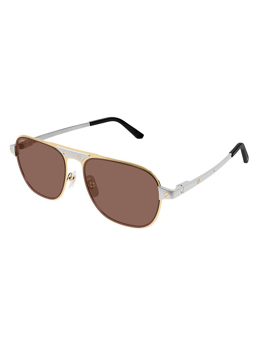 Mens CT0532SM Metal Aviator Sunglasses Product Image