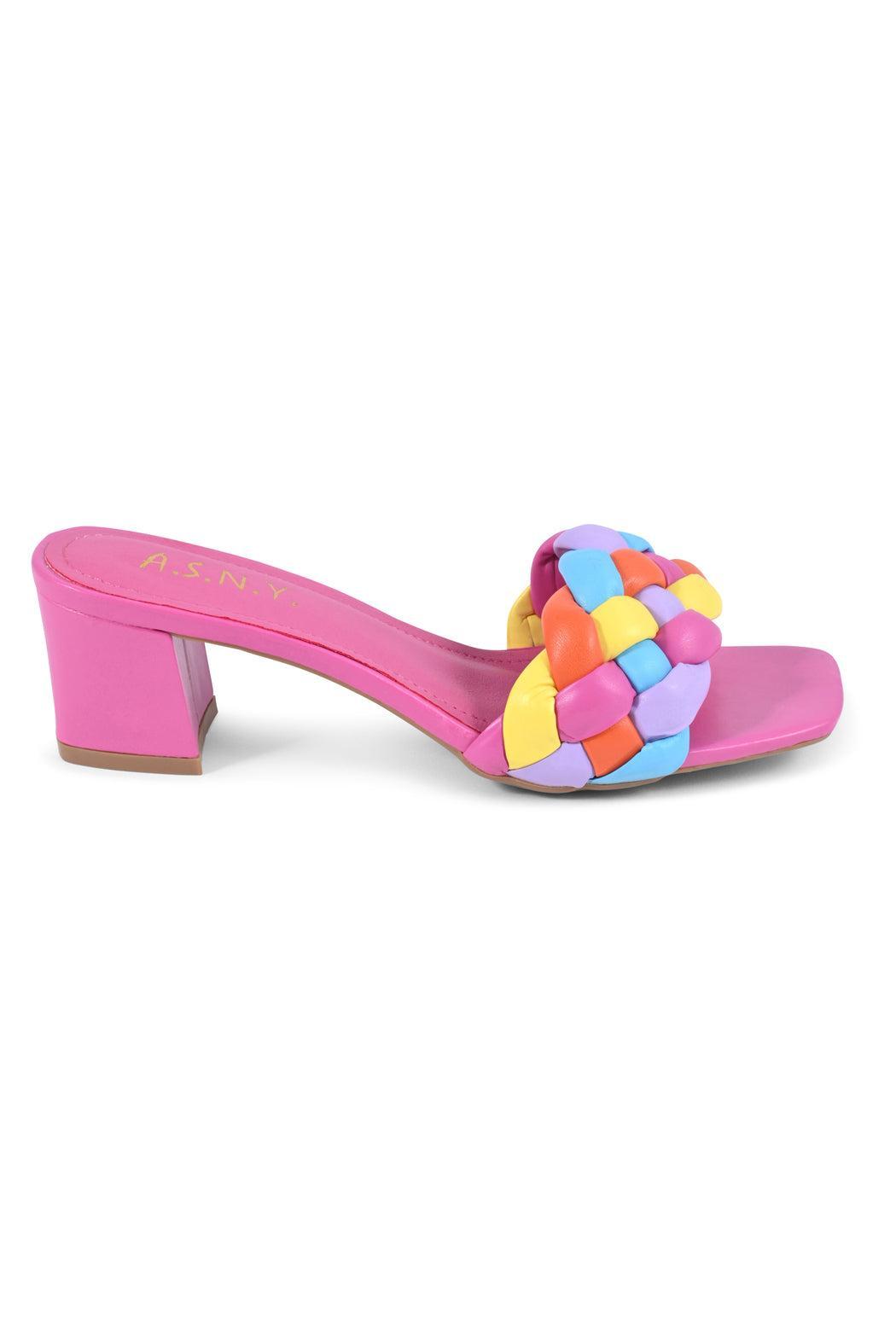 Womens VLogo Signature 60MM Patent Leather Slide Sandals Product Image