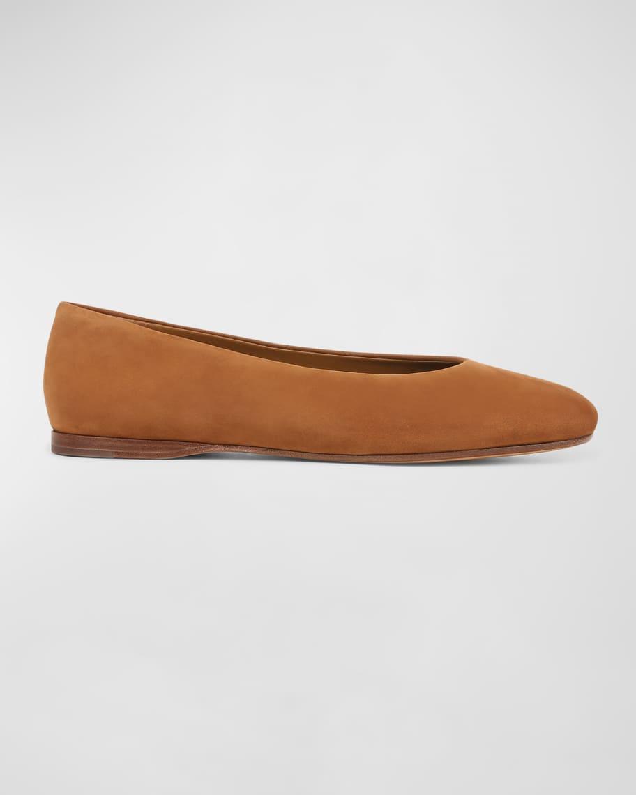 Womens Leah 9MM Suede Ballet Flats Product Image