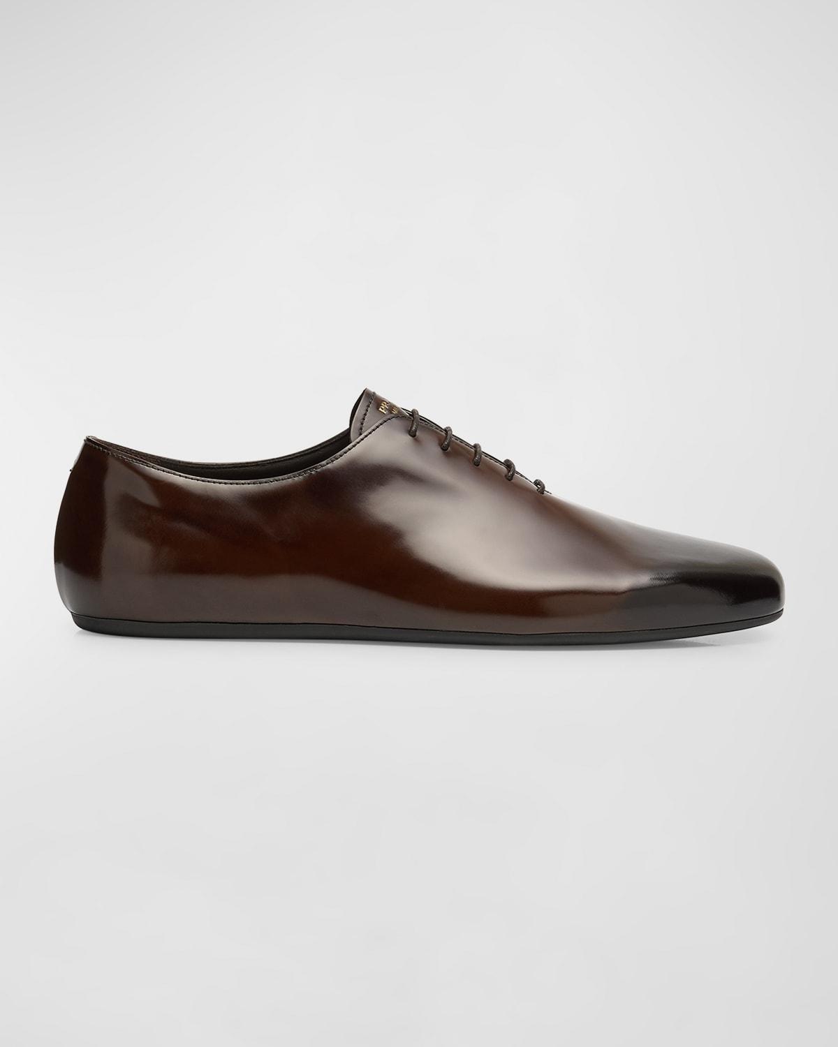 Mens Analog Brushed Leather Oxfords Product Image