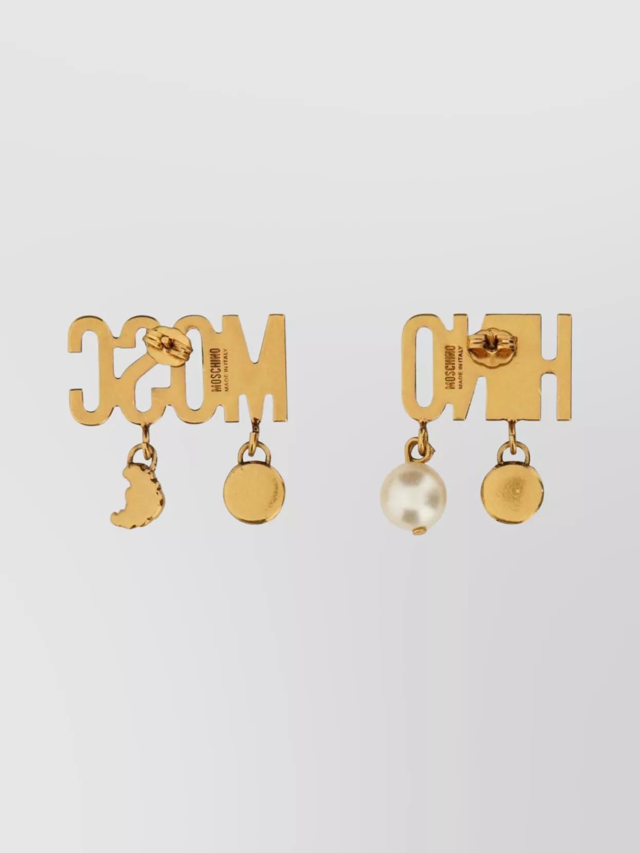 logo-lettering earrings Product Image