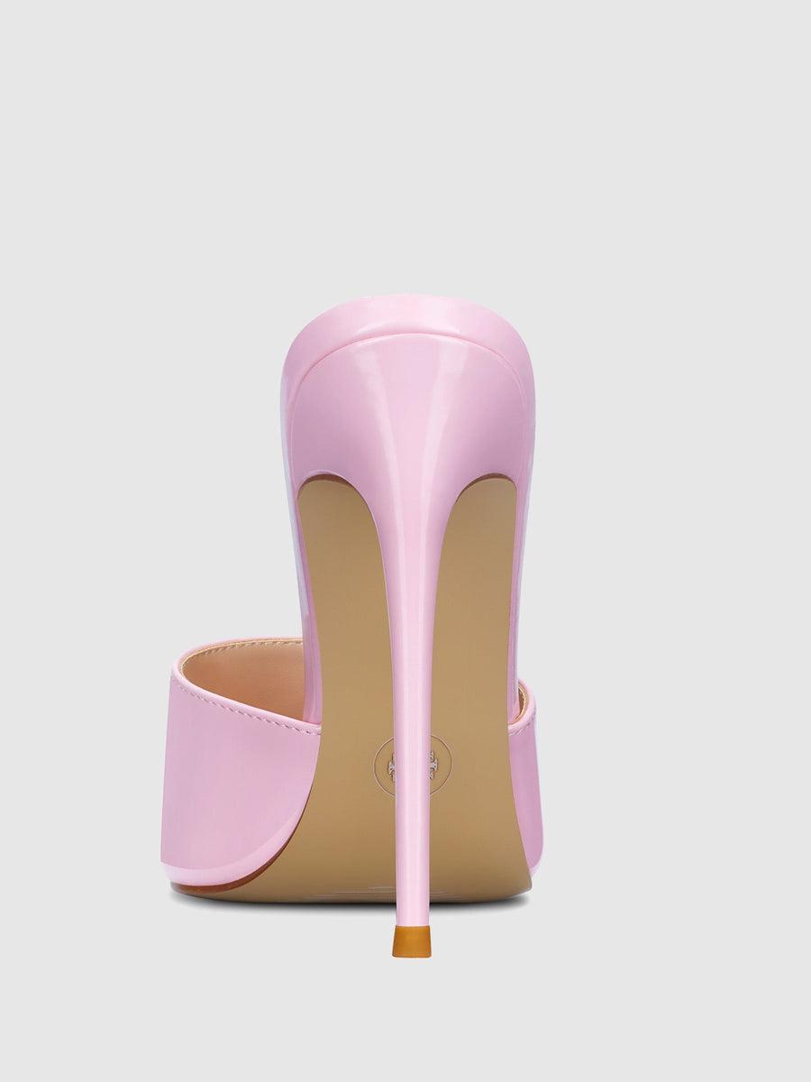 Gianni Patent Mule - Barbie Pink Product Image