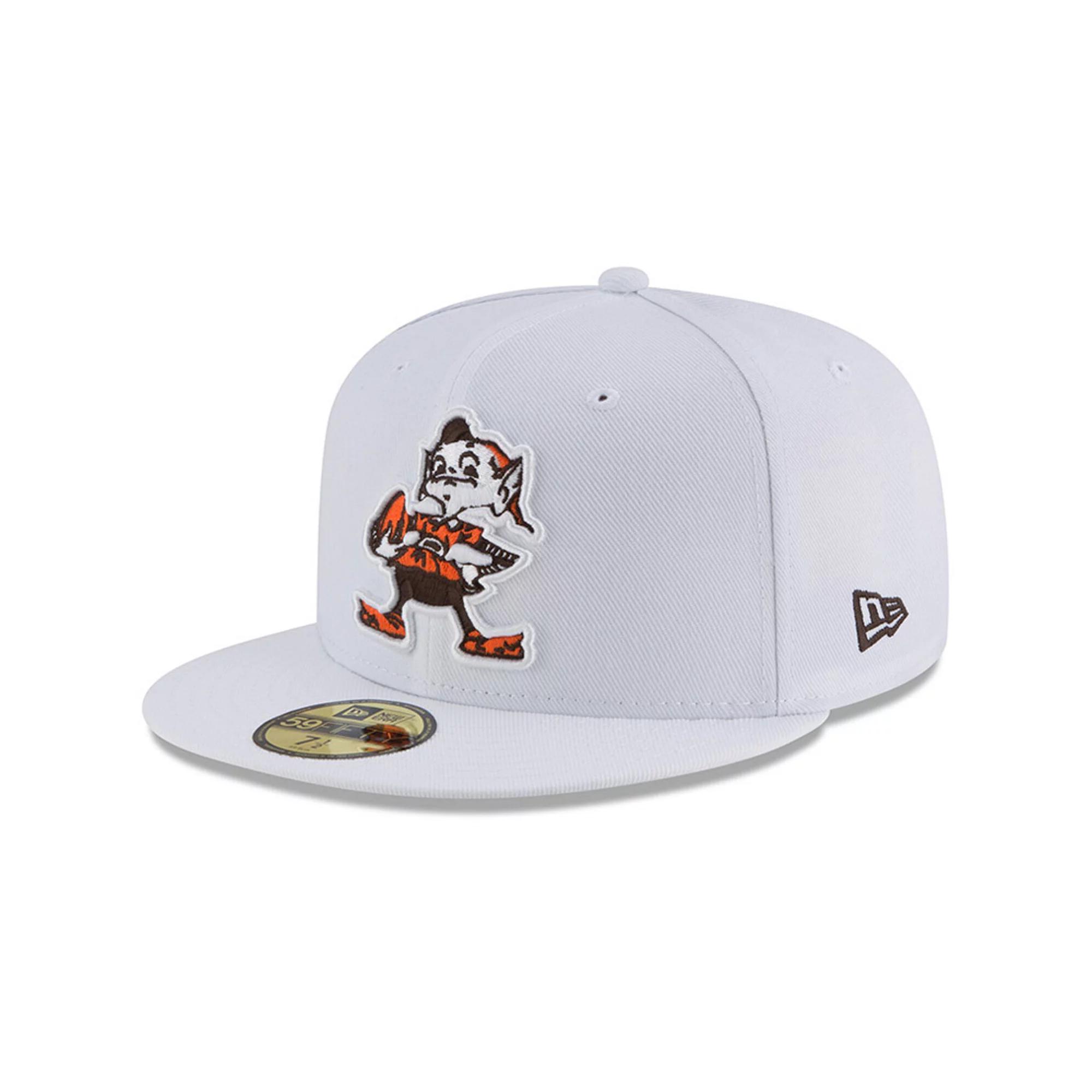 Mens New Era Cleveland Browns Throwback Logo Omaha 59FIFTY Fitted Hat Product Image