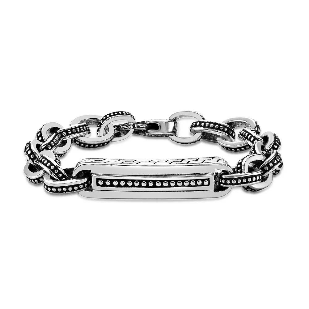 Men's LYNX Ion-Plated Stainless Steel Bracelet, Size: 8.5" Product Image