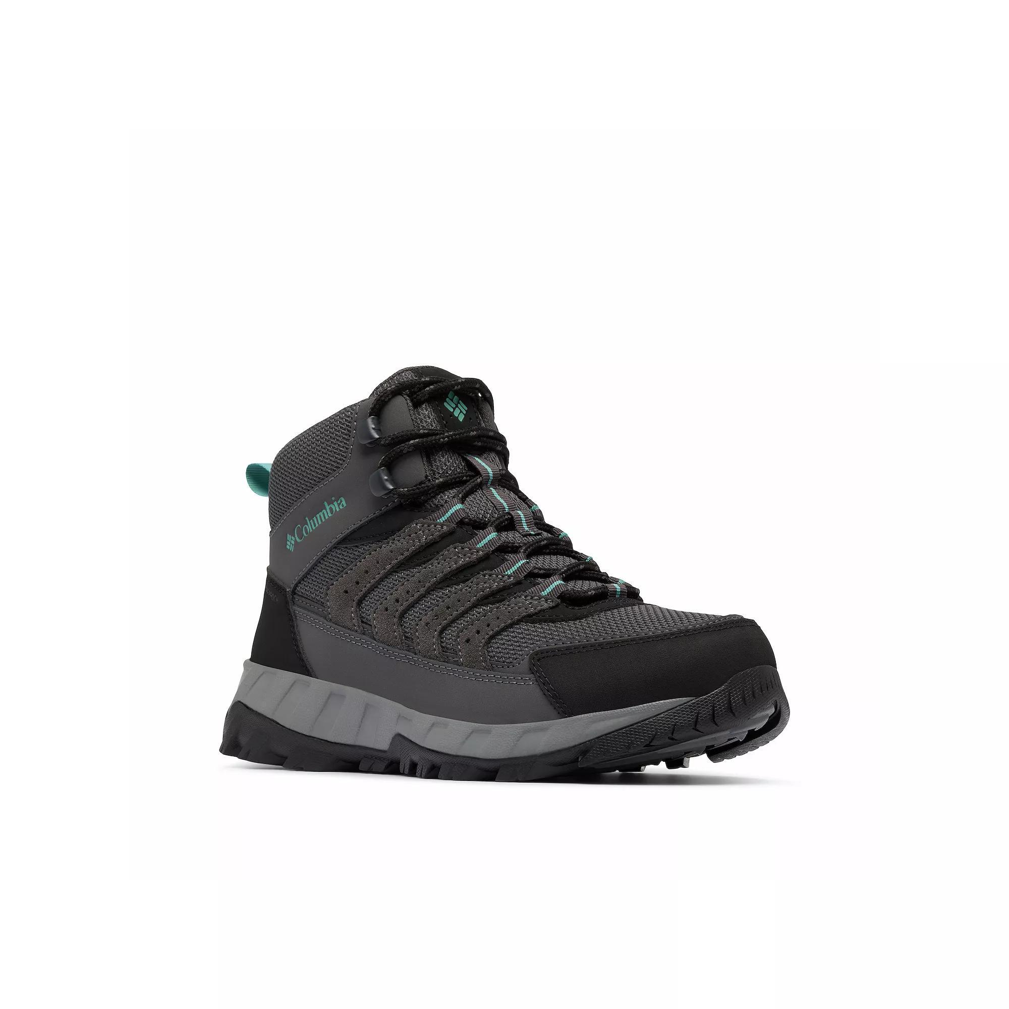 Columbia Strata Women's Waterproof Trail Shoes, Size: 11, Dark Grey Teal Product Image