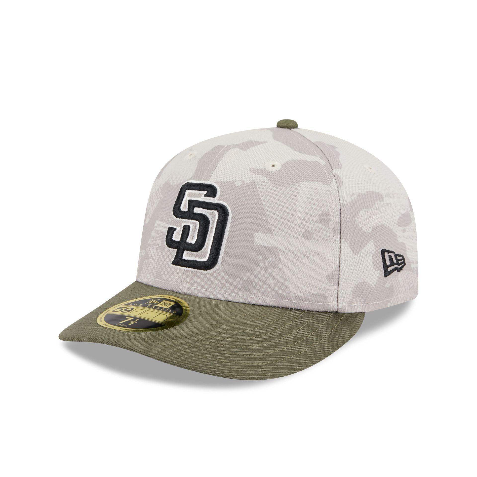 San Diego Padres Armed Forces Day 2025 Low Profile 59FIFTY Fitted Hat Male Product Image