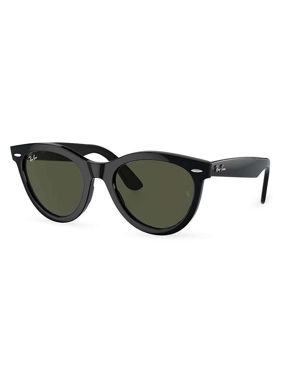Ray-Ban Wayfarer Way Sunglasses Frame Green Lenses Product Image