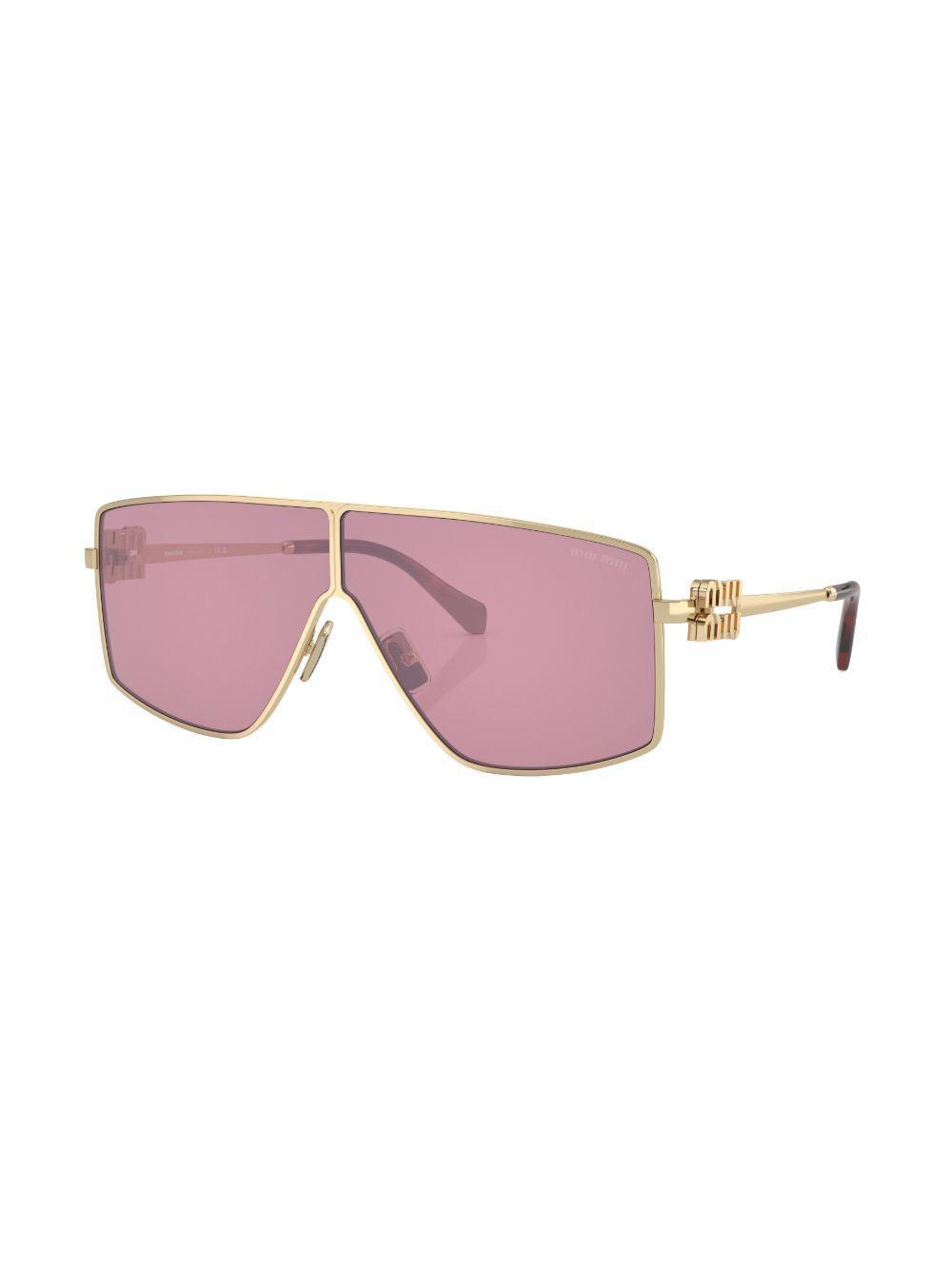 oversize-frame tinted sunglasses Product Image