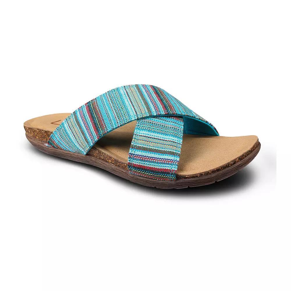 Mykos Leyla Women's Slide Sandals, Size: 10, Turquoise Product Image