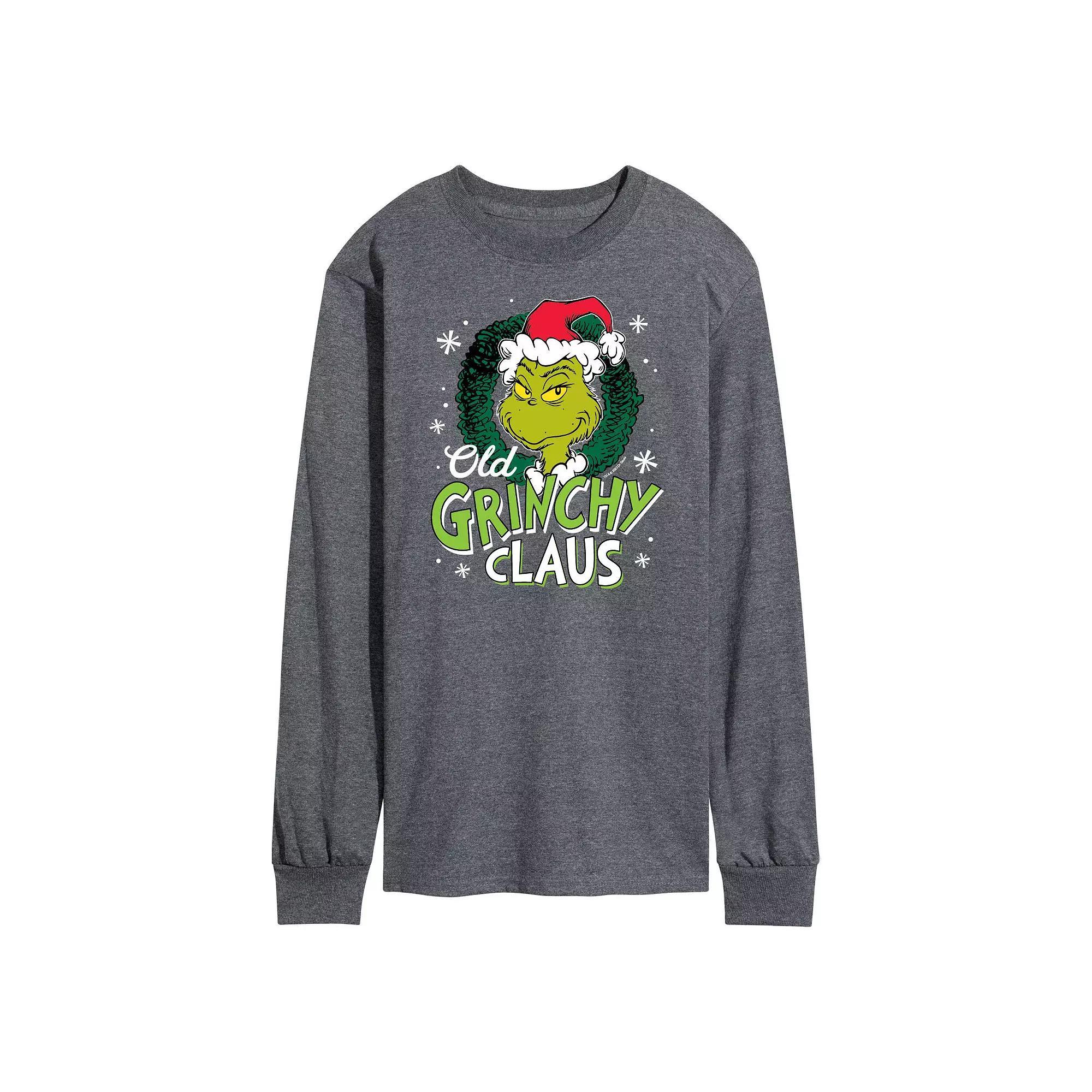Disney's Minnie Mouse Men's Leopard Long Sleeve Graphic Tee, Size: XXL, Gray Product Image