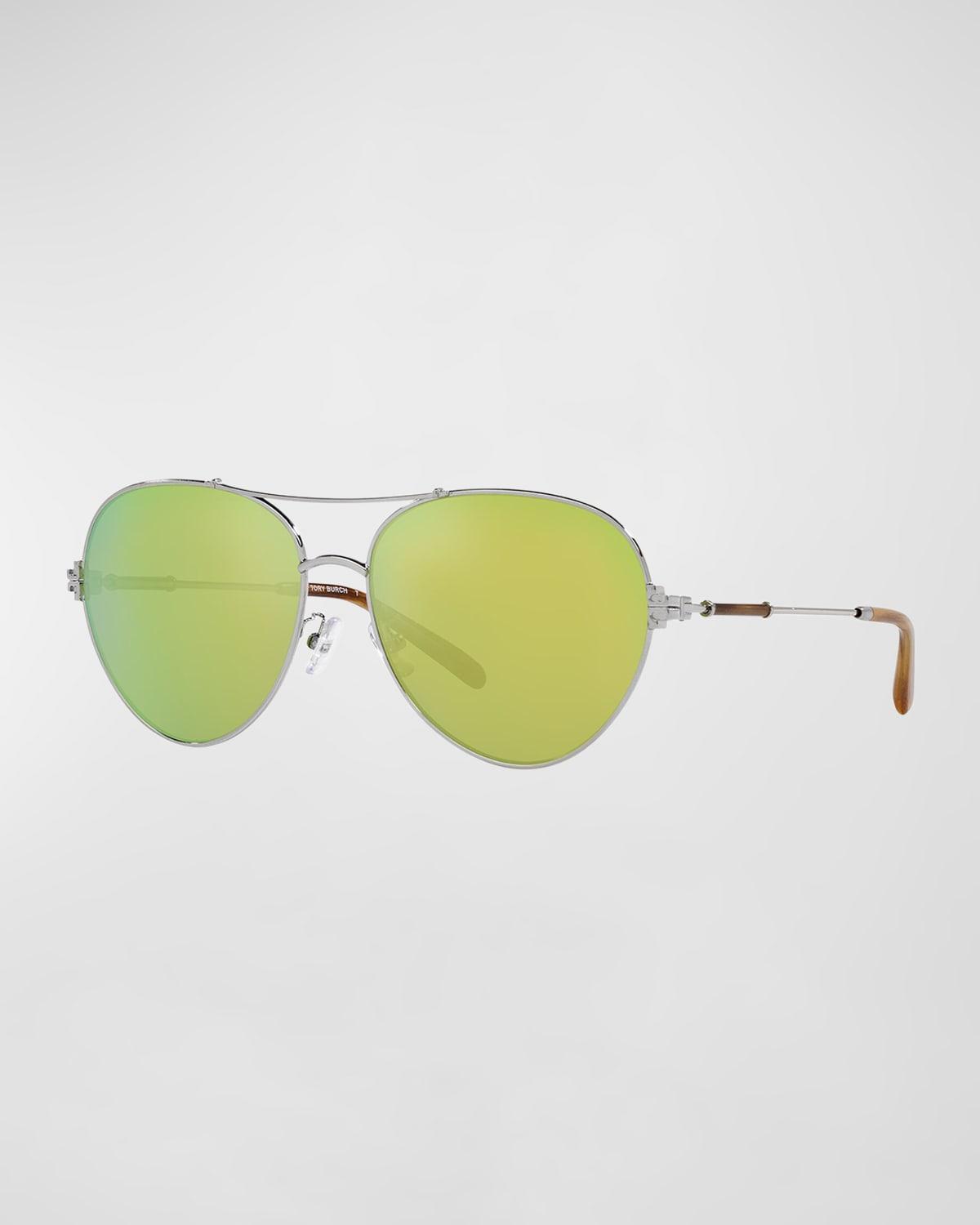 T-Monogram Metal & Plastic Aviator Sunglasses Product Image