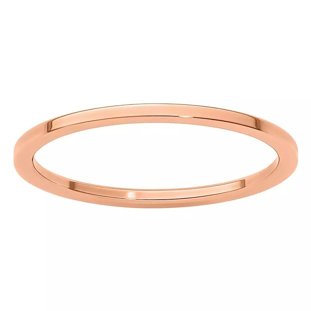 Stacks & Stones 10k Gold 1.2 mm Flat Stackable Band, Women's, Size: 9.50 Product Image
