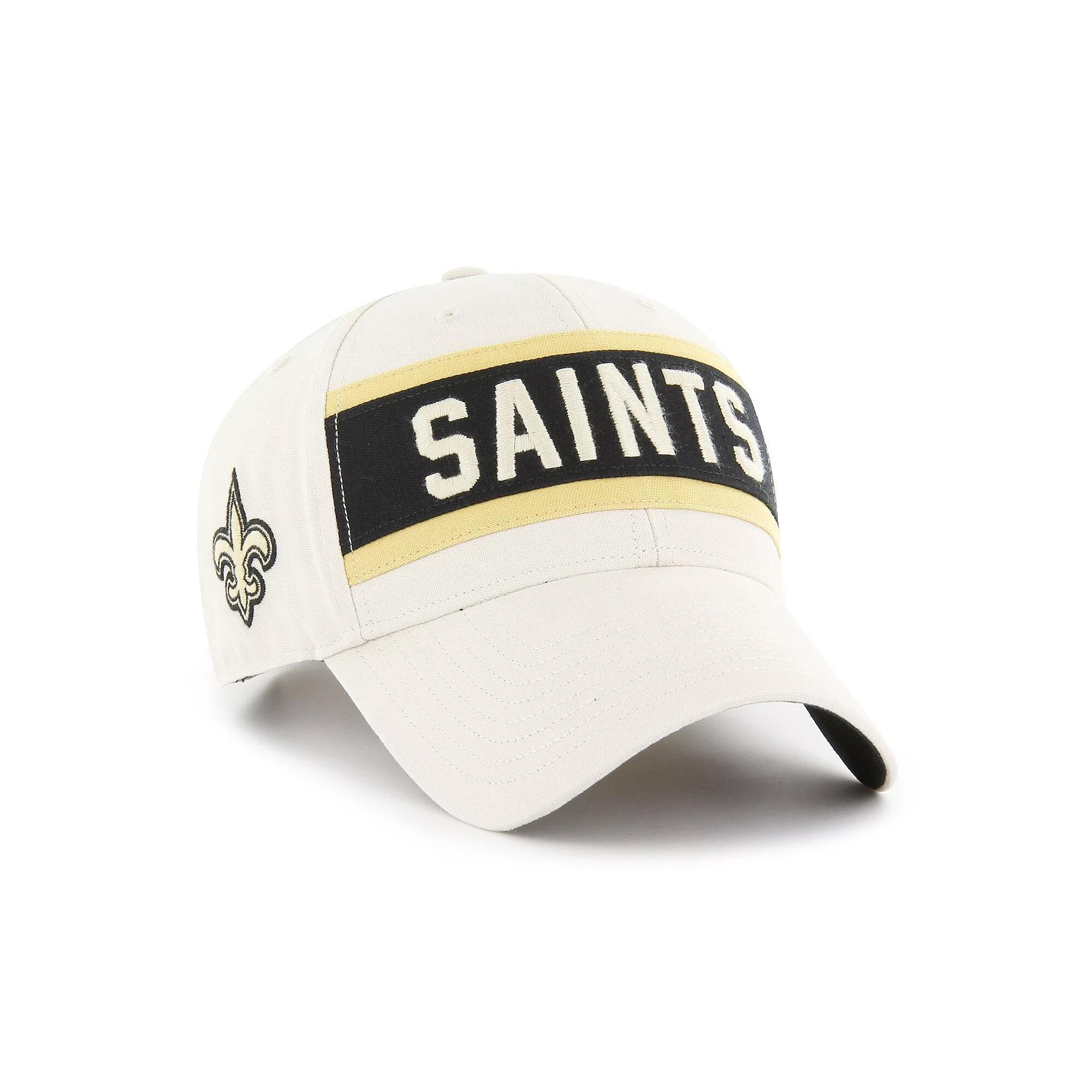 Men's '47 Cream New Orleans Saints Crossroad MVP Adjustable Hat, Beige Product Image