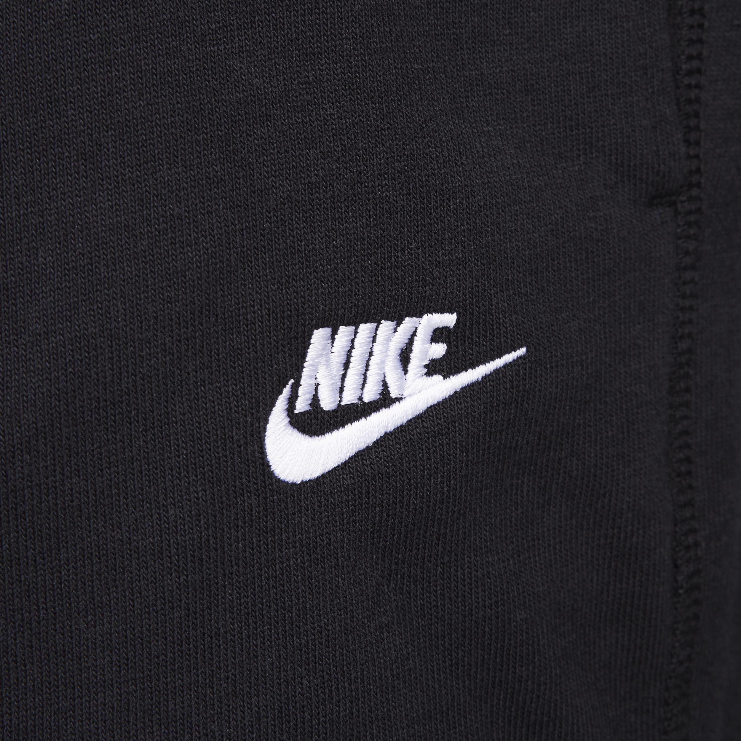 Big & Tall Nike Club Knit Joggers, Men's, Size: 3XL Tall, Black White Product Image