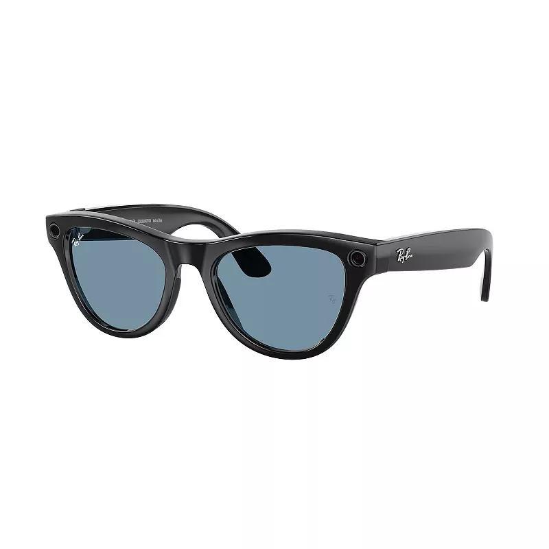 Womens Ray-Ban Smart Glasses 0RW4010 52mm Meta Skyler Polarized Sunglasses Product Image