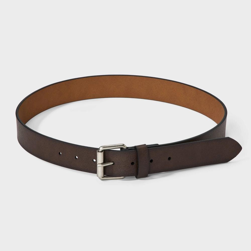 Men's Casual Roller Buckle Belt - Goodfellow & Co™ Brown Product Image