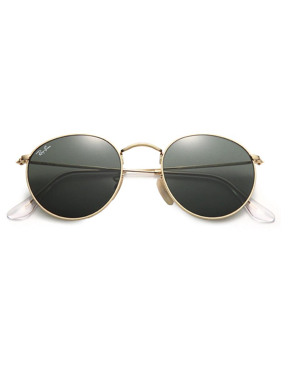 Womens RB3447 50MM Round Sunglasses Product Image