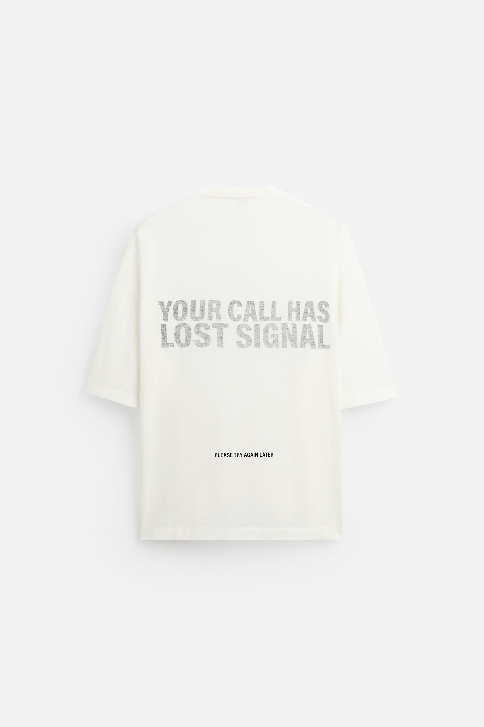 TEXT PRINT T-SHIRT Product Image
