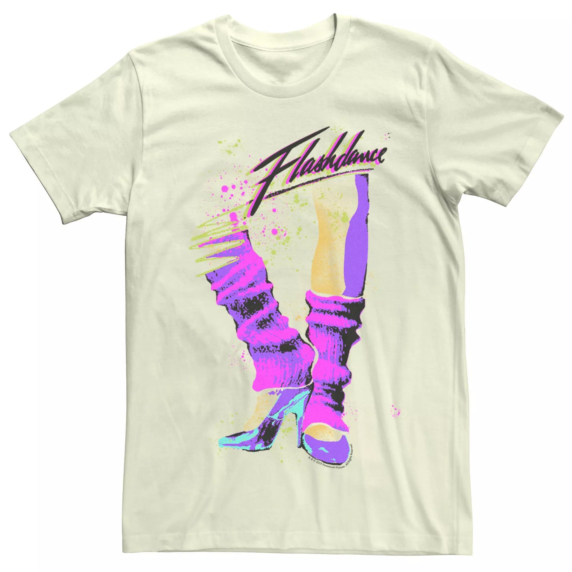 Men's Flashdance Dance Shoes Tee, Size: Medium, Natural Product Image
