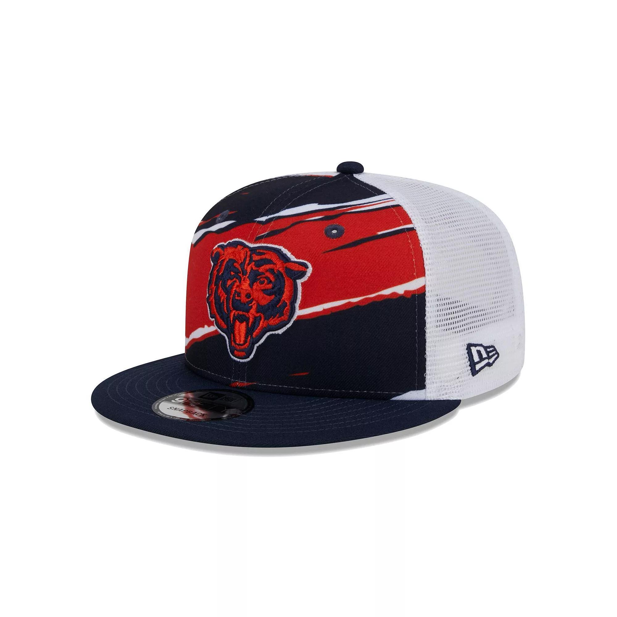 Men's New Era Navy Chicago Bears  Tear Trucker 9FIFTY Snapback Hat, Blue Product Image