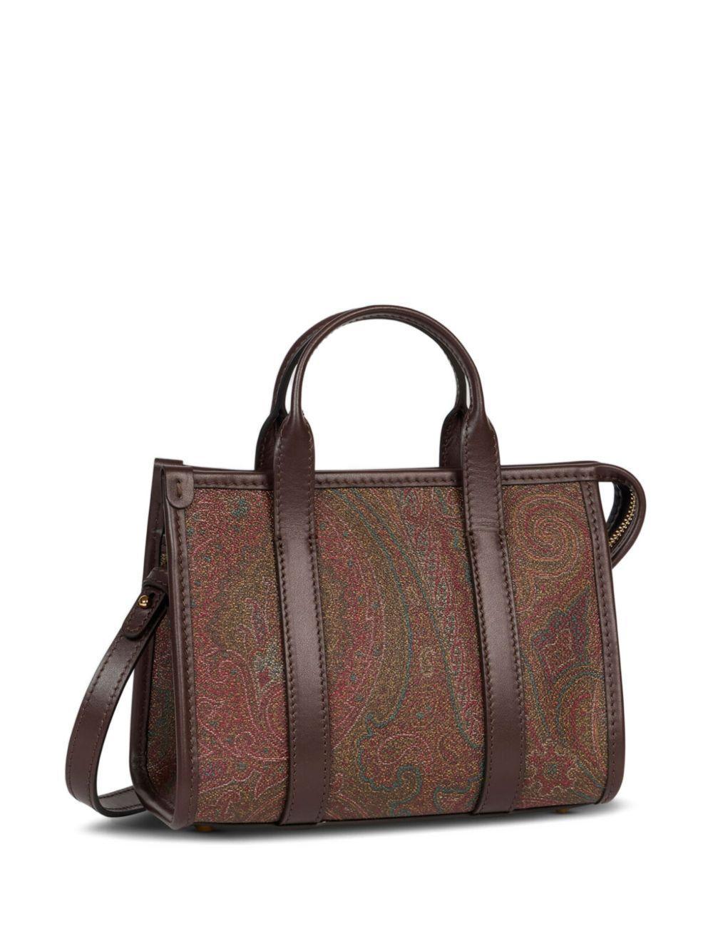 mini paisley-jacquard tote bag Product Image
