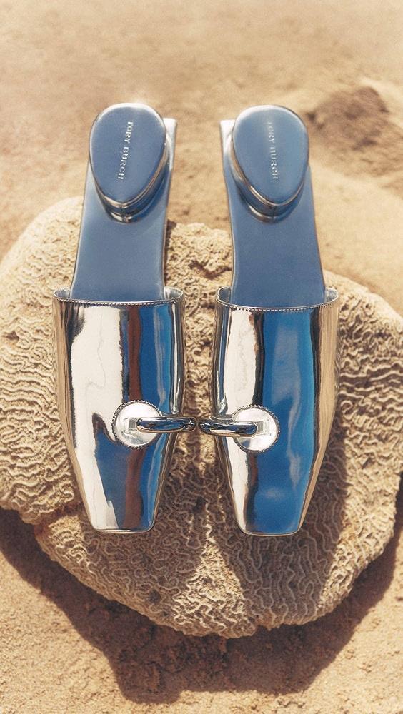 Tory Burch Pierced Mules | Shopbop Product Image
