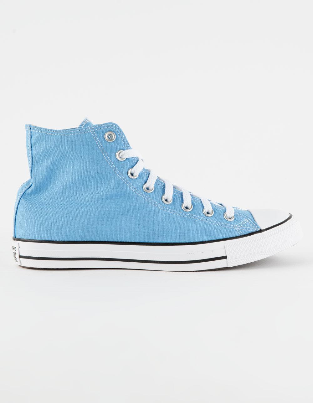 CONVERSE Chuck Taylor All Star High Top Shoes - LT BLUE/WHITE Product Image