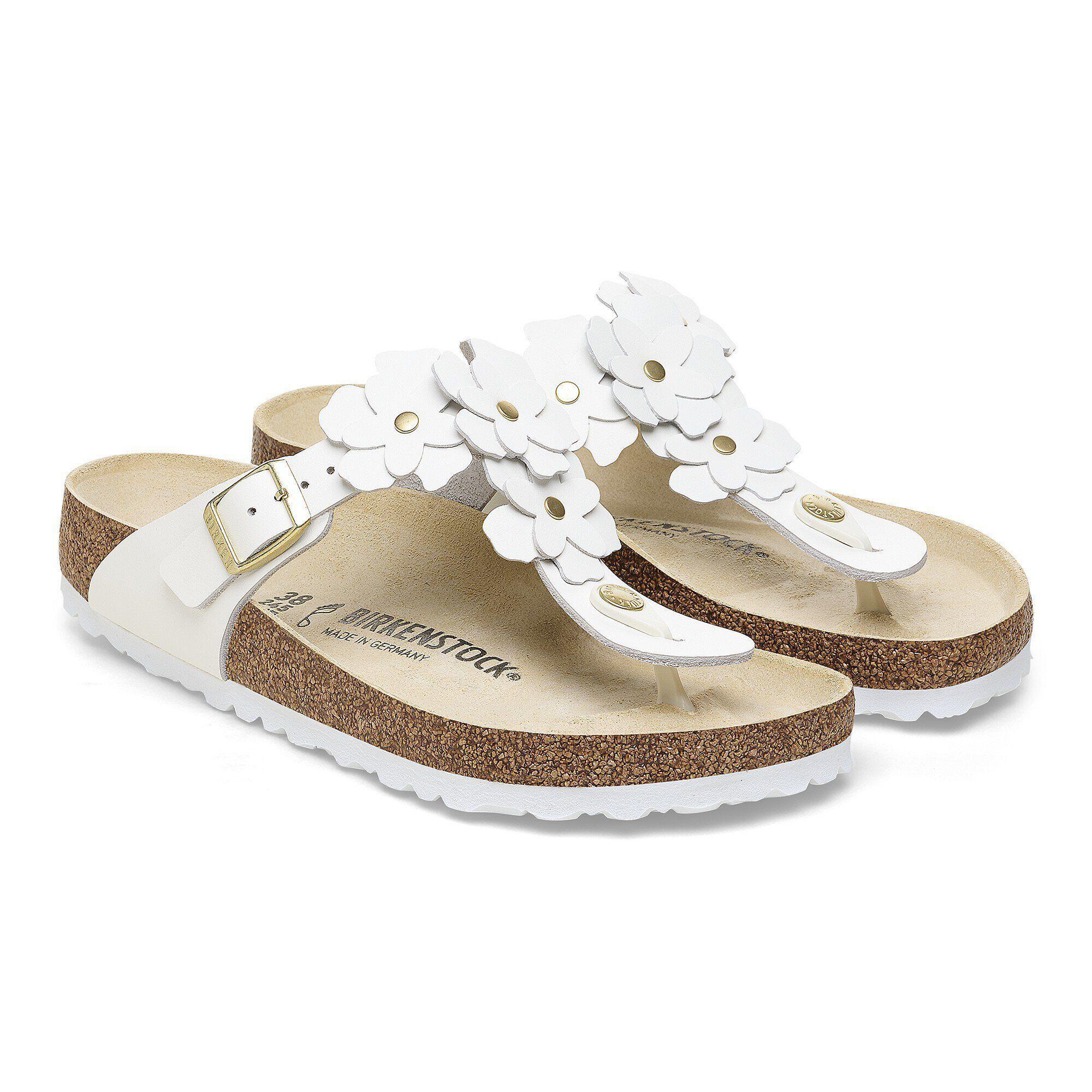Gizeh Flower Embellishment Natural Leather Product Image