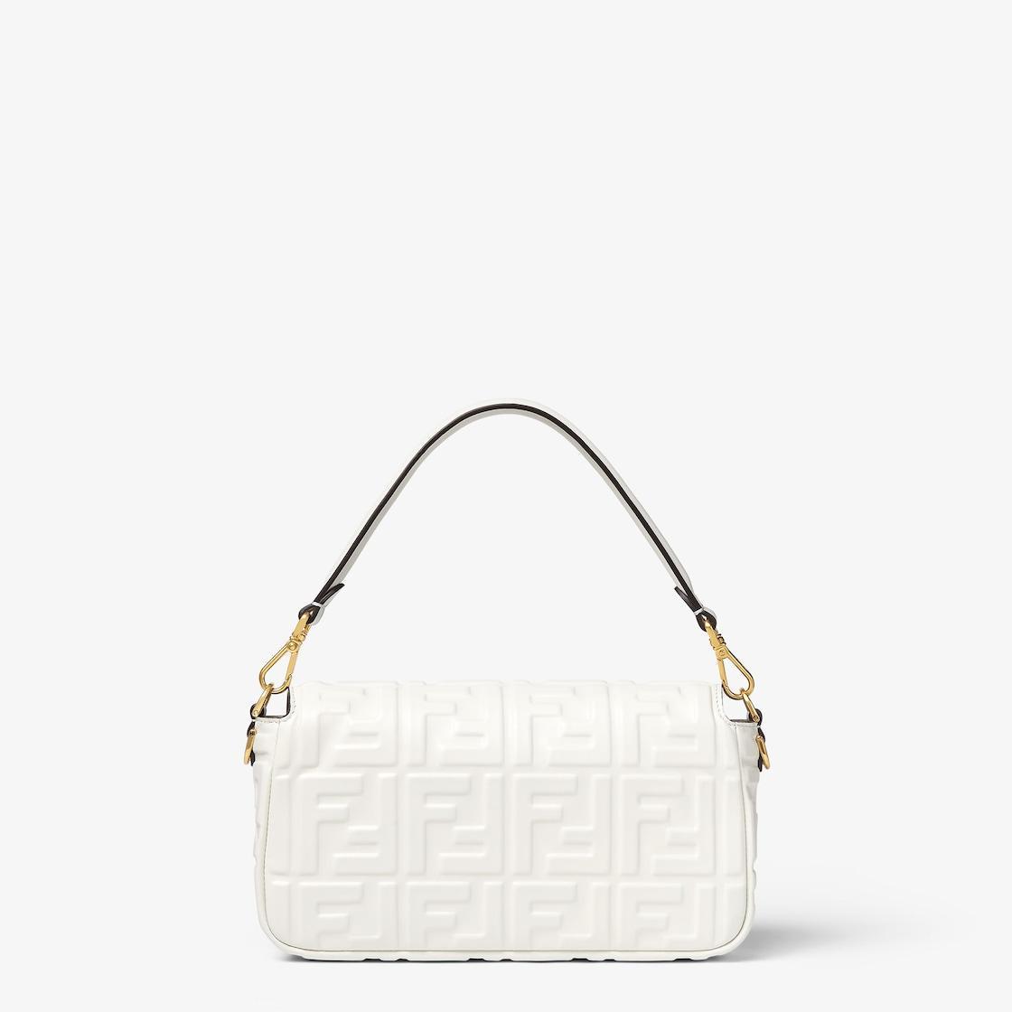 BaguetteWhite leather bag Product Image