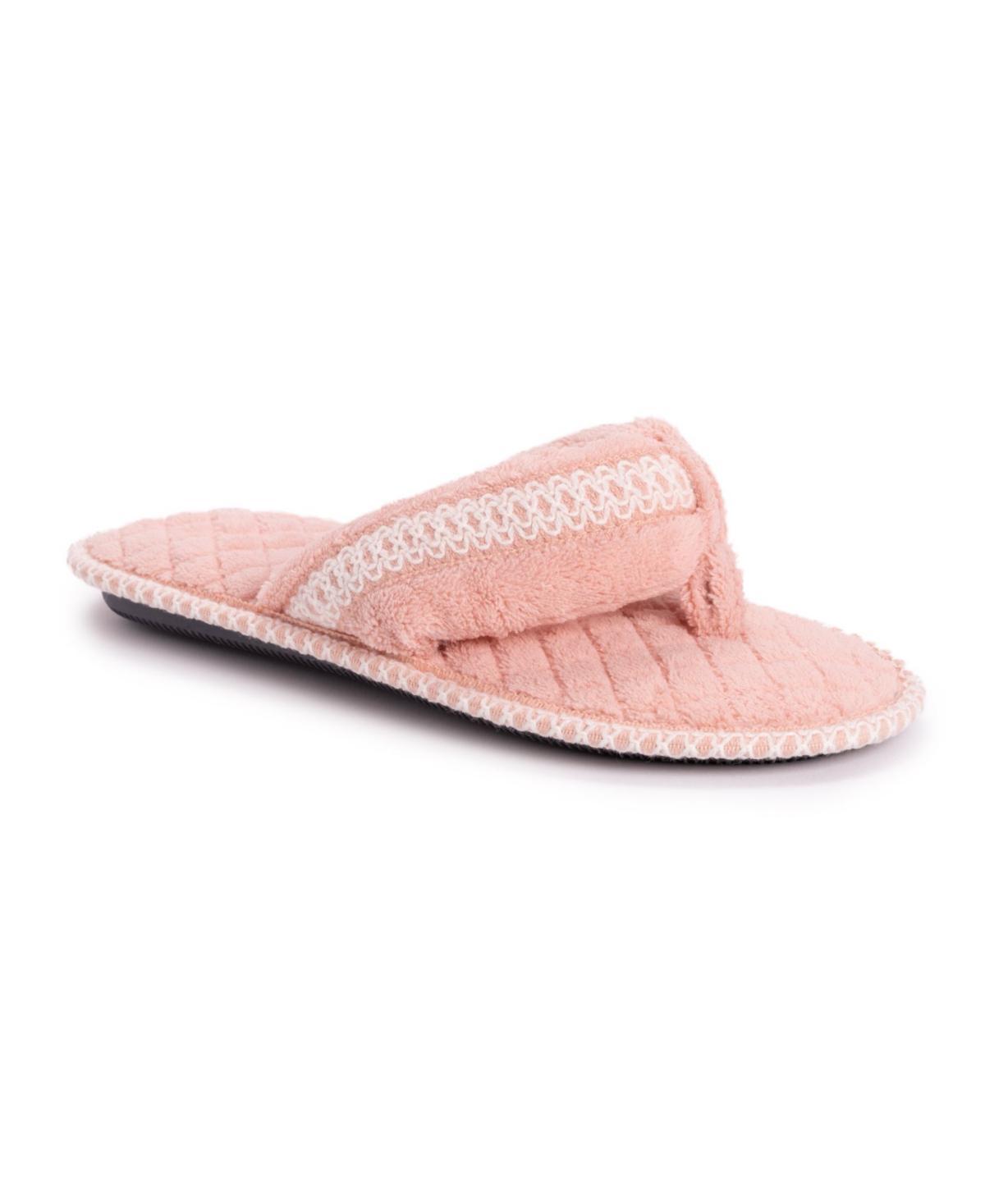 MUK LUKS Darlene Women's Slippers, Size: Small, Daisy White Product Image