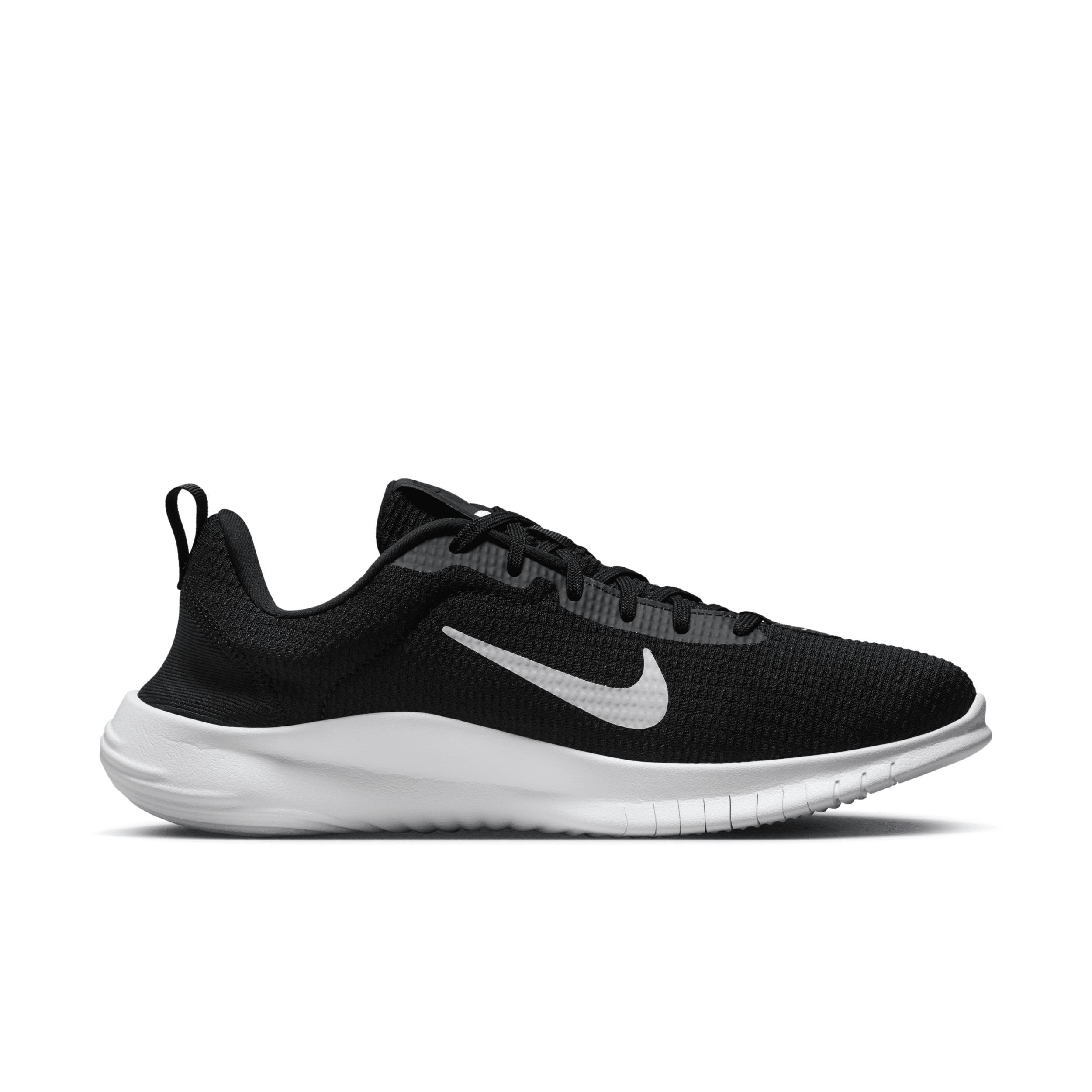 Nike Flex Experience Run 12 Women's Road Running Shoes, Size: 8.5, Black White Product Image