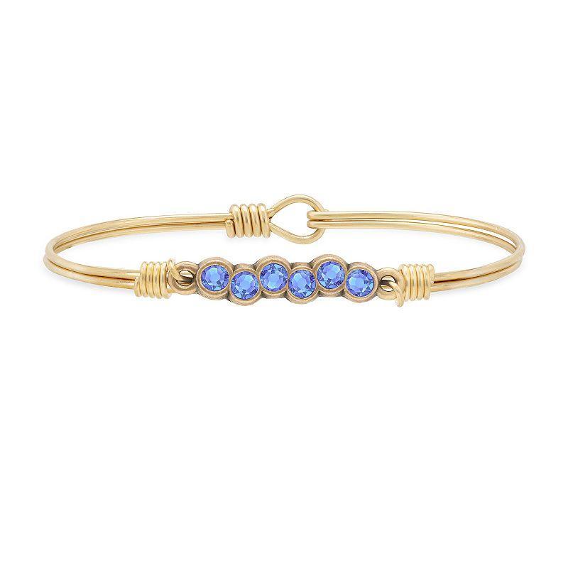 Luca + Danni June Starlight Bangle Bracelet, Womens Gold Tone Product Image