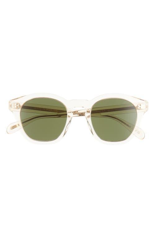 Mens Rorke 47MM Round Mirrored Sunglasses Product Image