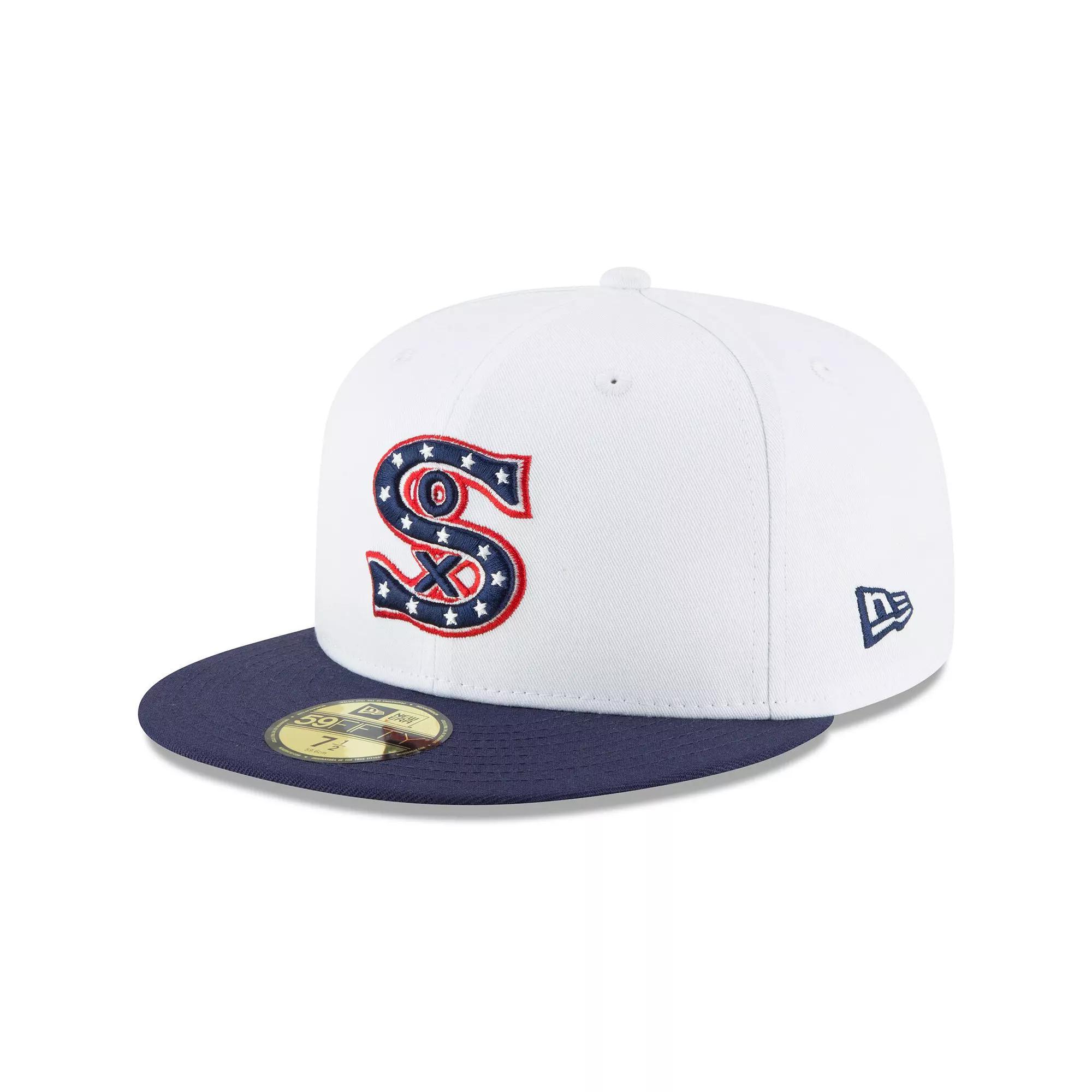 Mens New Era Chicago Sox Cooperstown Collection Wool 59FIFTY Fitted Hat Product Image