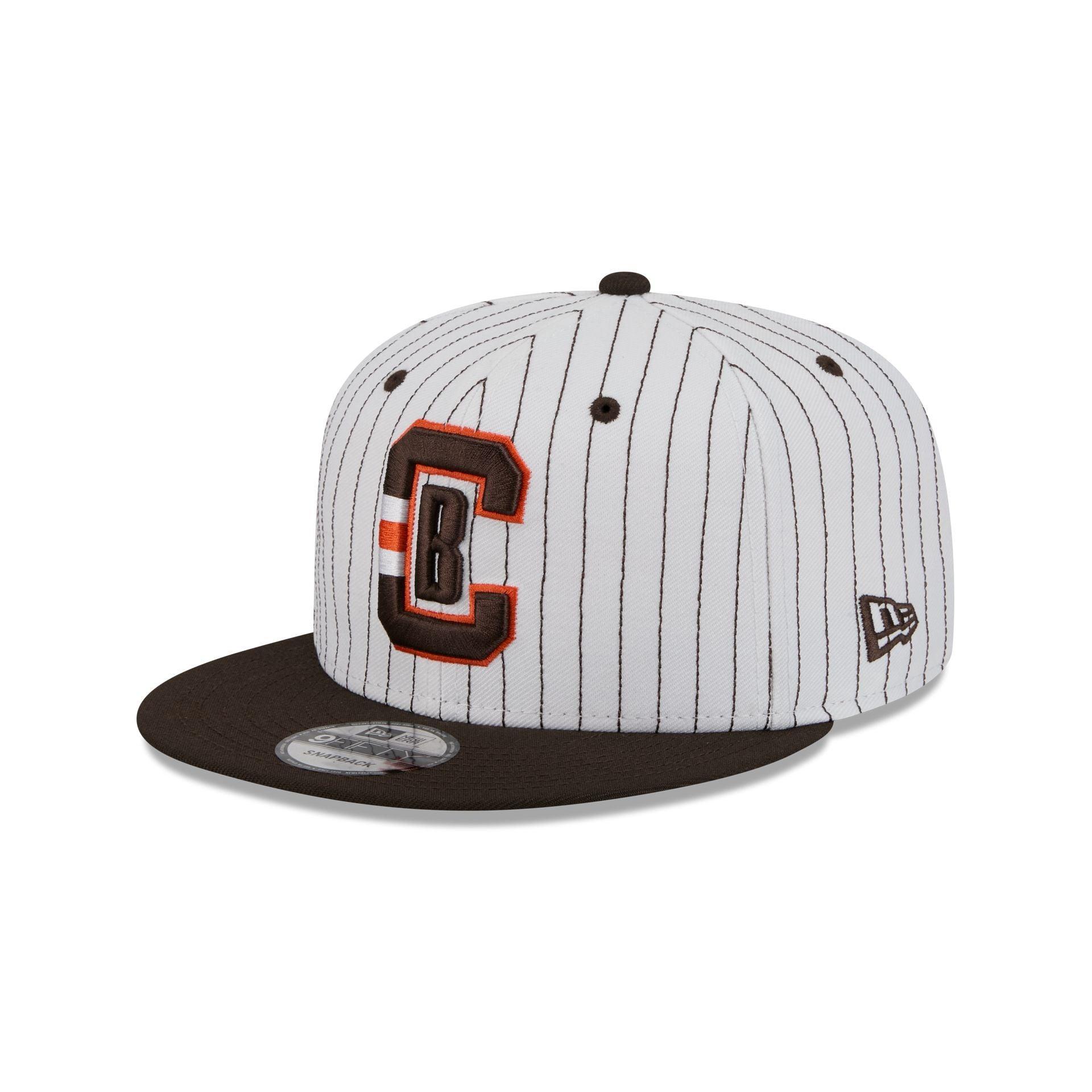 Cleveland Browns Deceptor Pinstripe 9FIFTY Snapback Hat Male Product Image