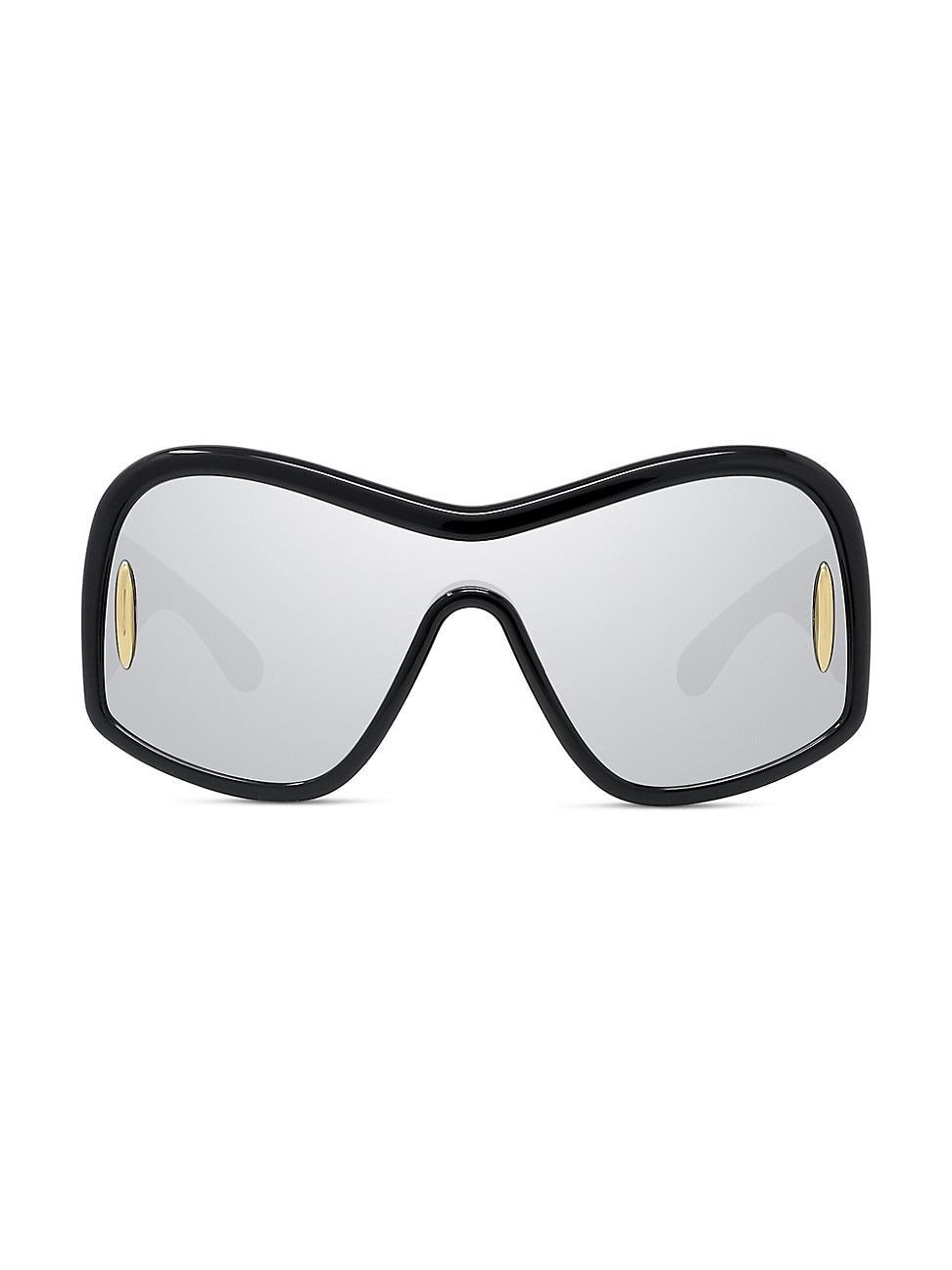 Loewe Anagram Fashion Mirrored Mask Sunglasses Product Image