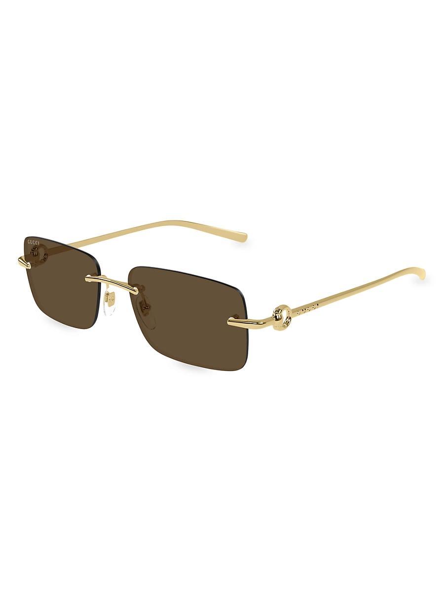 Mens GG1703SM Rimless Rectangle Sunglasses Product Image
