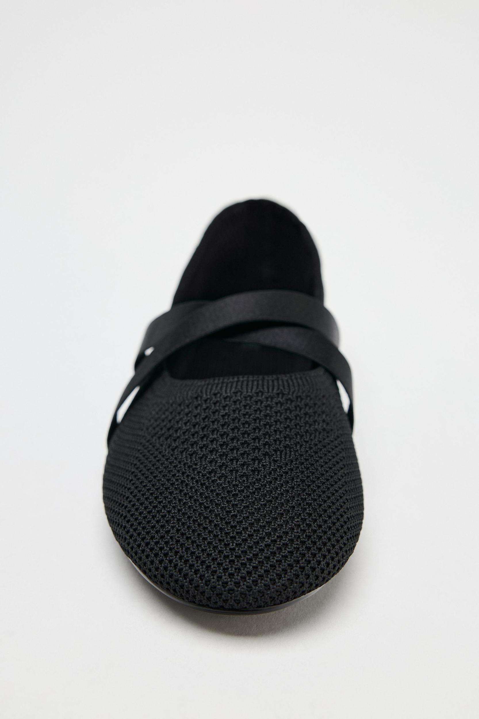 CROSSOVER FABRIC BALLET FLATS Product Image