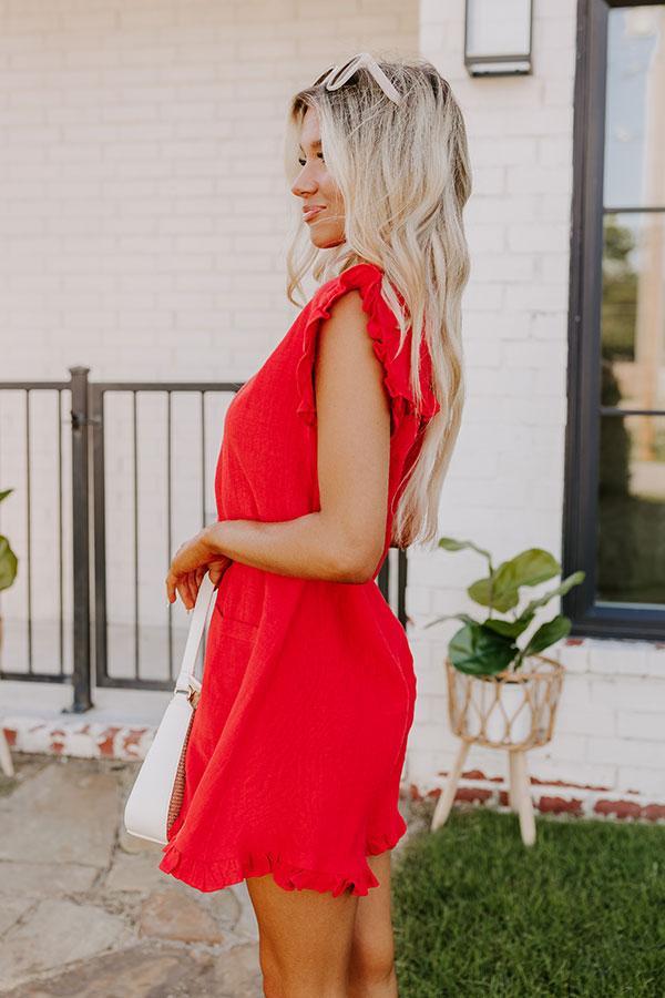 Timeless Style Linen Mini Dress Product Image
