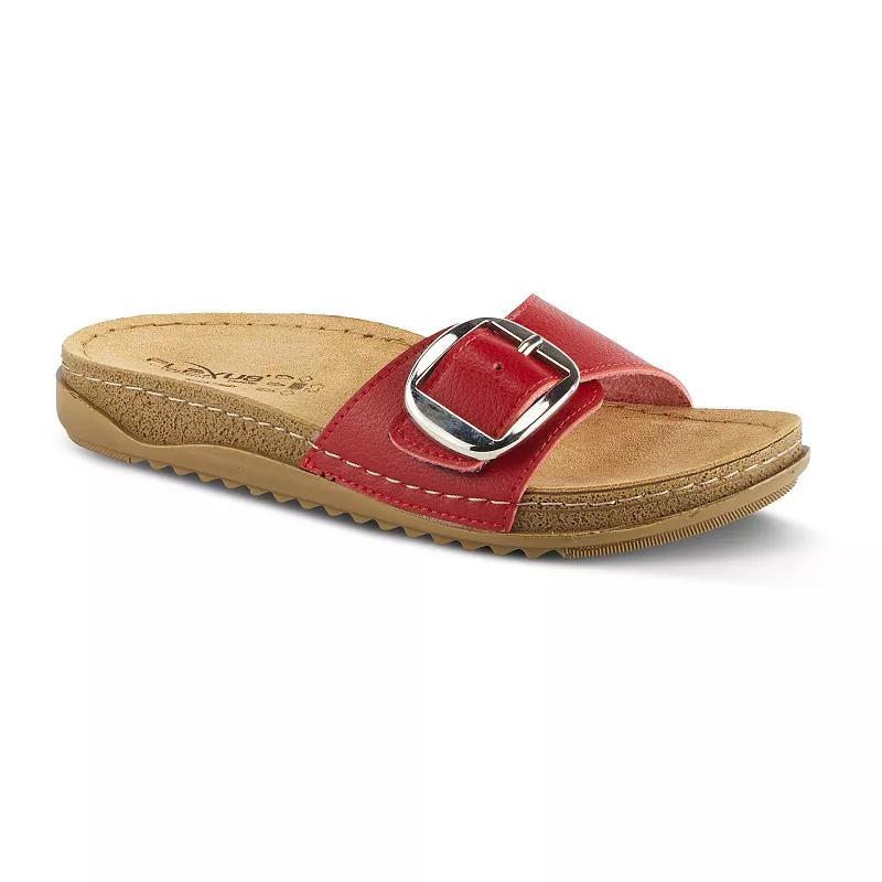 Flexus by Spring Step Baronca Women's Slide Sandals, Size: 37, Red Product Image