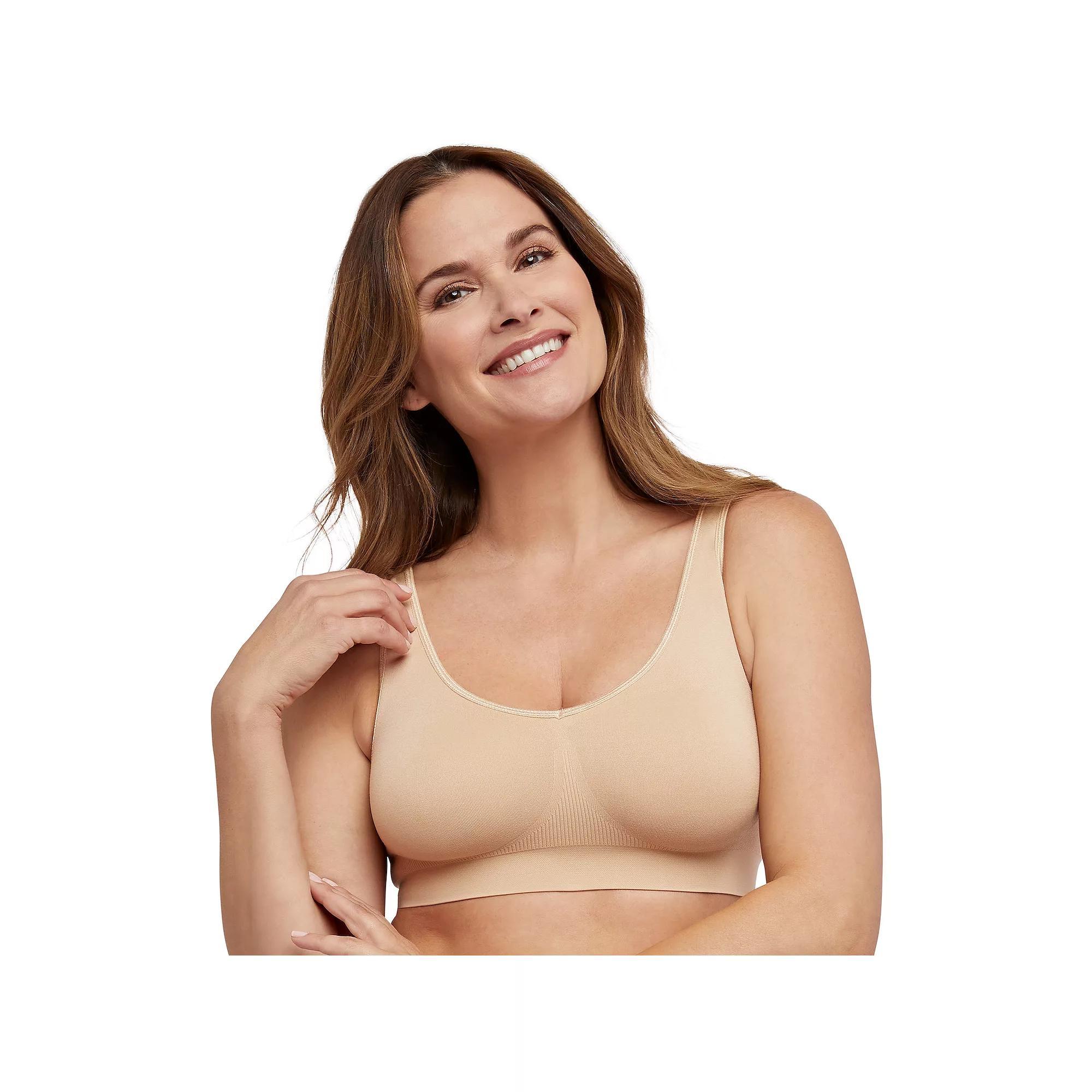 Bali One Smooth U Seamless Bralette DFBRAL, Women's, Size: Small, White Product Image