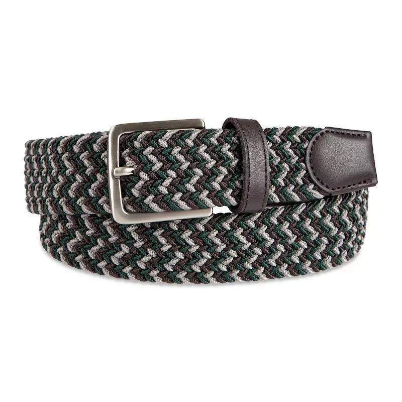 Men's Dockers® Comfort Stretch Braided Belt, Size: XL, Green Team Product Image