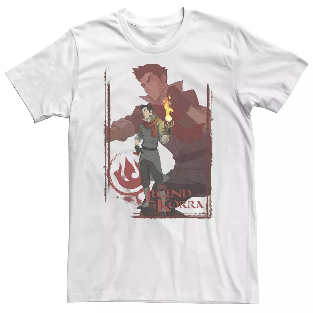 Big & Tall The Legend Of Korrra Mako Portrait Collage Tee, Men's, Size: 4XL, White Product Image