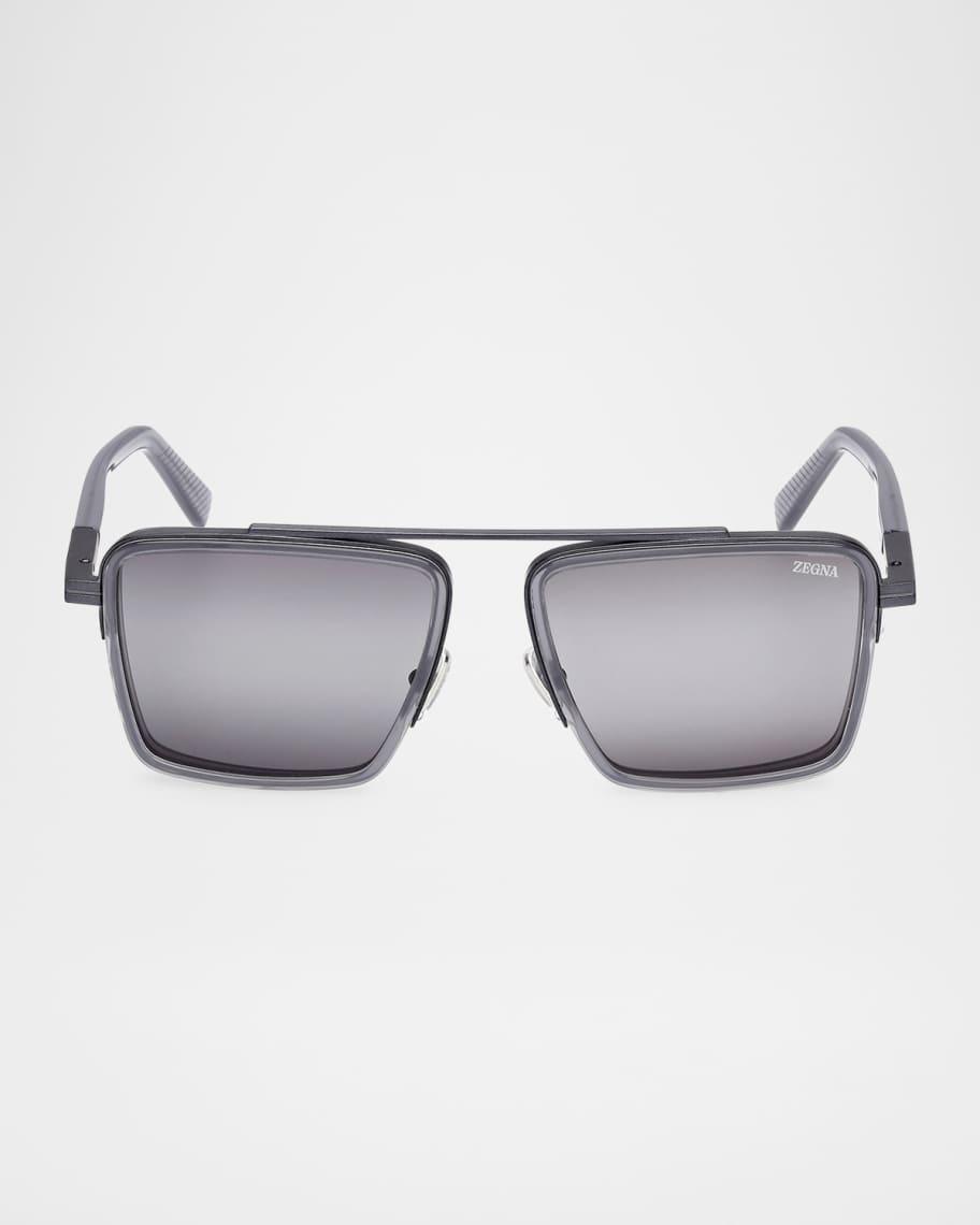 Mens Metal Aviator Sunglasses Product Image