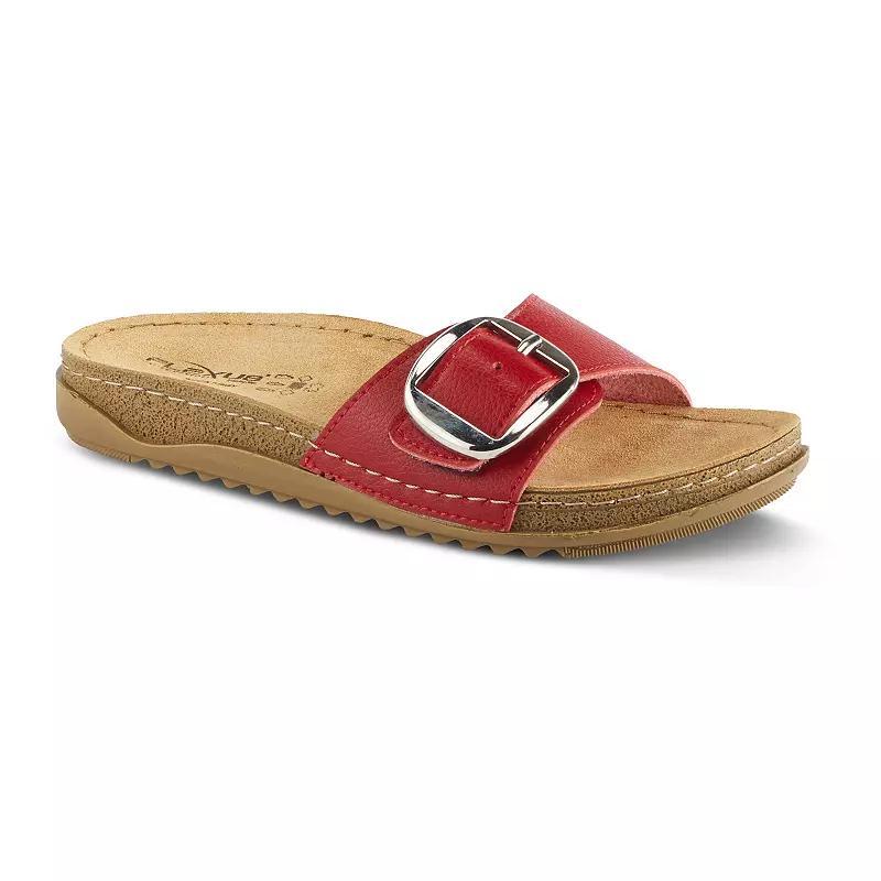 Flexus by Spring Step Baronca Women's Slide Sandals, Size: 37, Red Product Image